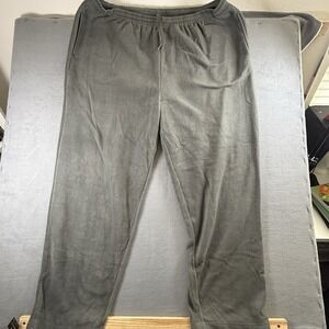 KingSize Men's Big & Tall Explorer Plush Fleece Pants 4XLT Gray
